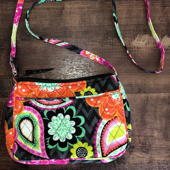 Vera Bradley Little Crossbody Bag - Ziggy Zinnia - Picture 5 of 8